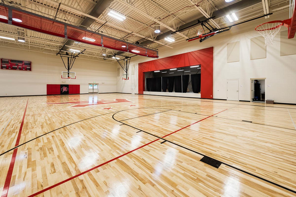 Addenbrooke Classical Academy basketball court