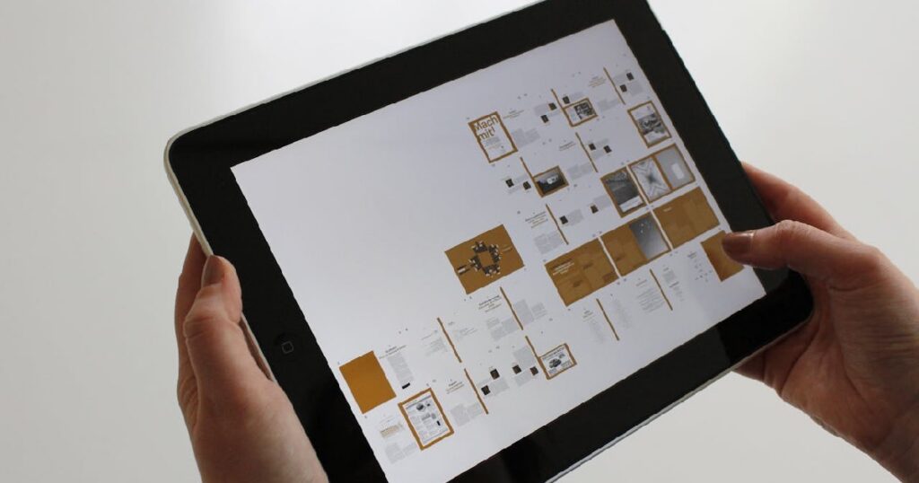 energy monitoring system on tablet