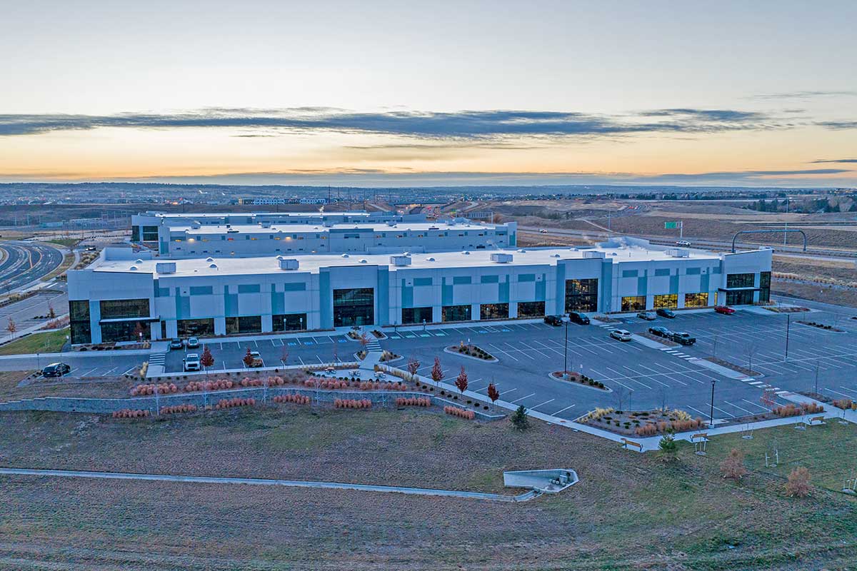 The Edge C470 building, with work completed by MV Power