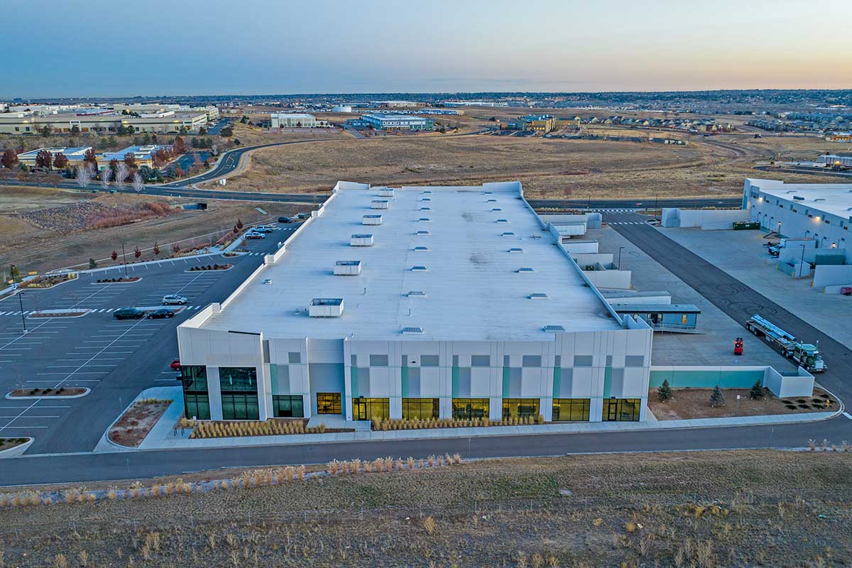 The Edge C470 building, with work completed by MV Power