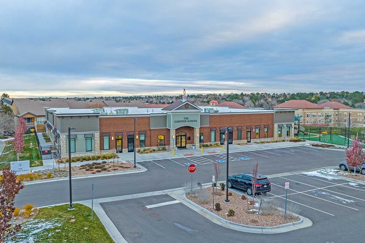 The Gardner School, with work completed by MV Power