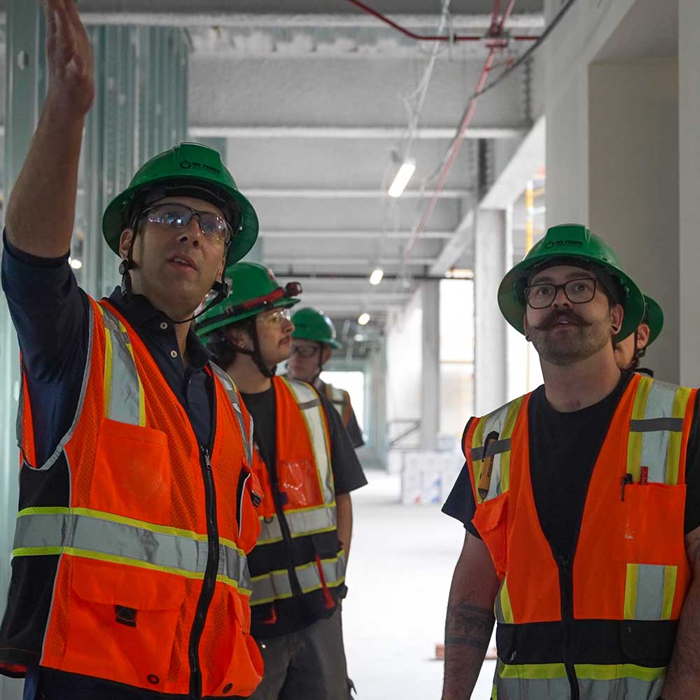 MV Power employees on a job site
