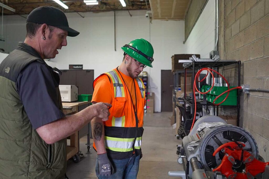 MV Power employees on a job site