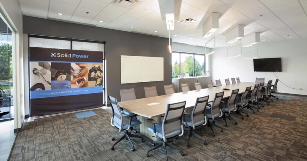 Office with tenant improvements