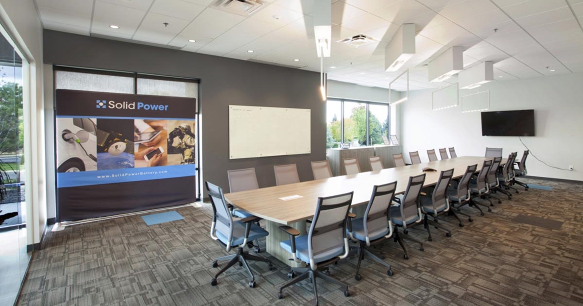 Office with tenant improvements